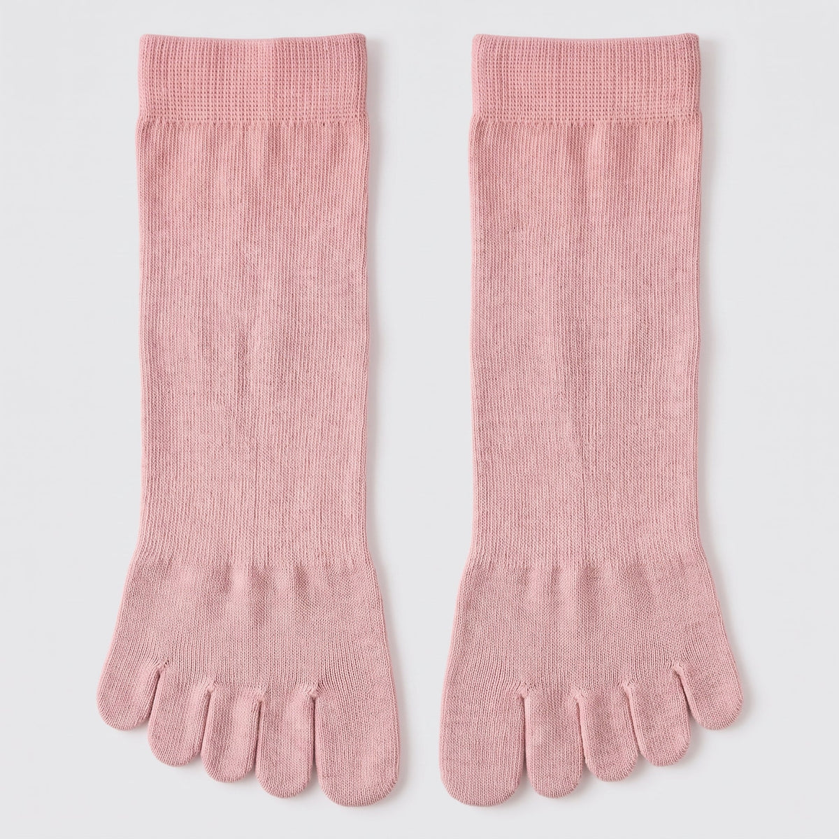 ROMATOKI Anti-Odor Merino 5-Toe Sock in Blush, women's